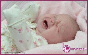 دختر بچه‌ای که با دو دندان بدنیا آمد+عکس