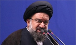 آیت الله خاتمی: مذاکره و “مرگ بر آمریکا” را با هم پیش می‌بریم