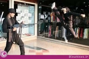 مهسا احمدی دختر بدلکار ایرانی در آخرین فیلم جیمز باند/تصاویر