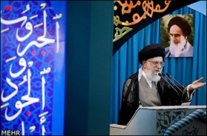 اقامه نمازعیدفطر به امامت رهبر انقلاب در مصلی