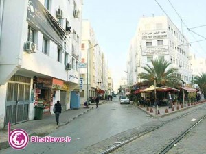 خیابان ایران در تونس/عکس