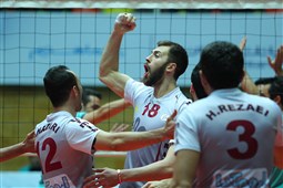 پایان مرحله پلی آف لیگ برتر والیبال با صعود شهرداری ارومیه،تبریز، میزان و پیکان